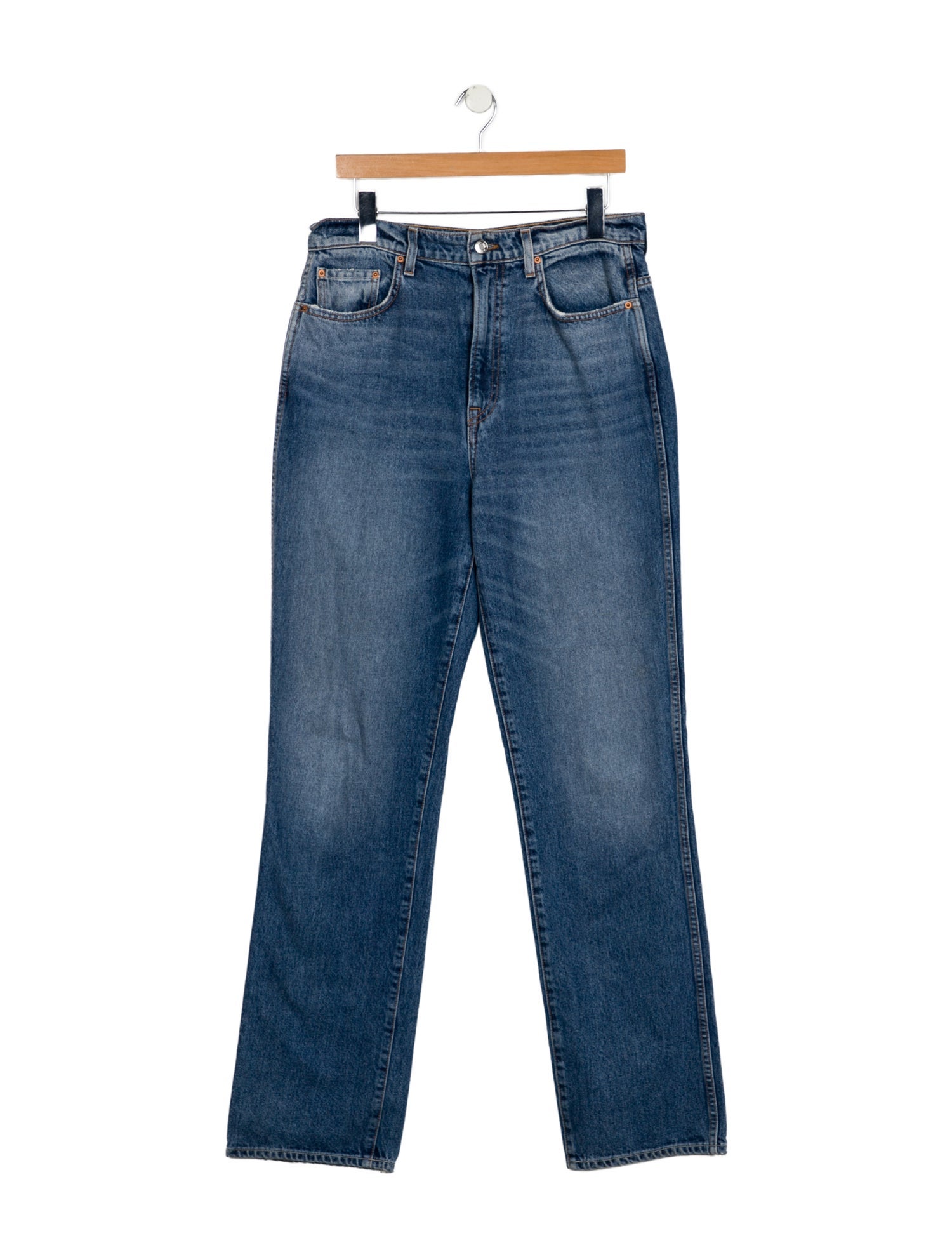 GRLFRND High-Rise Wide Leg Jeans