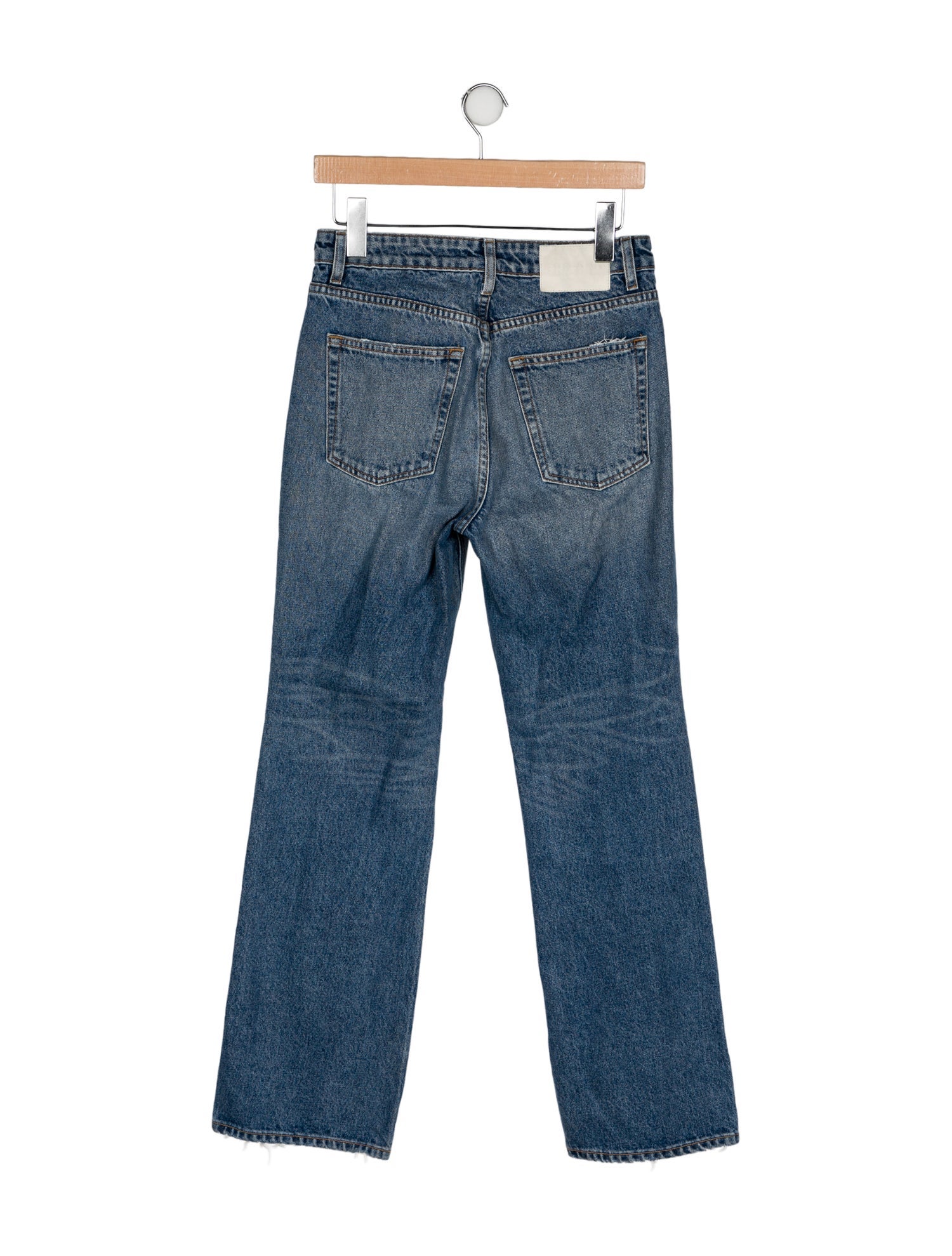 GRLFRND Mid-Rise Wide Leg Jeans