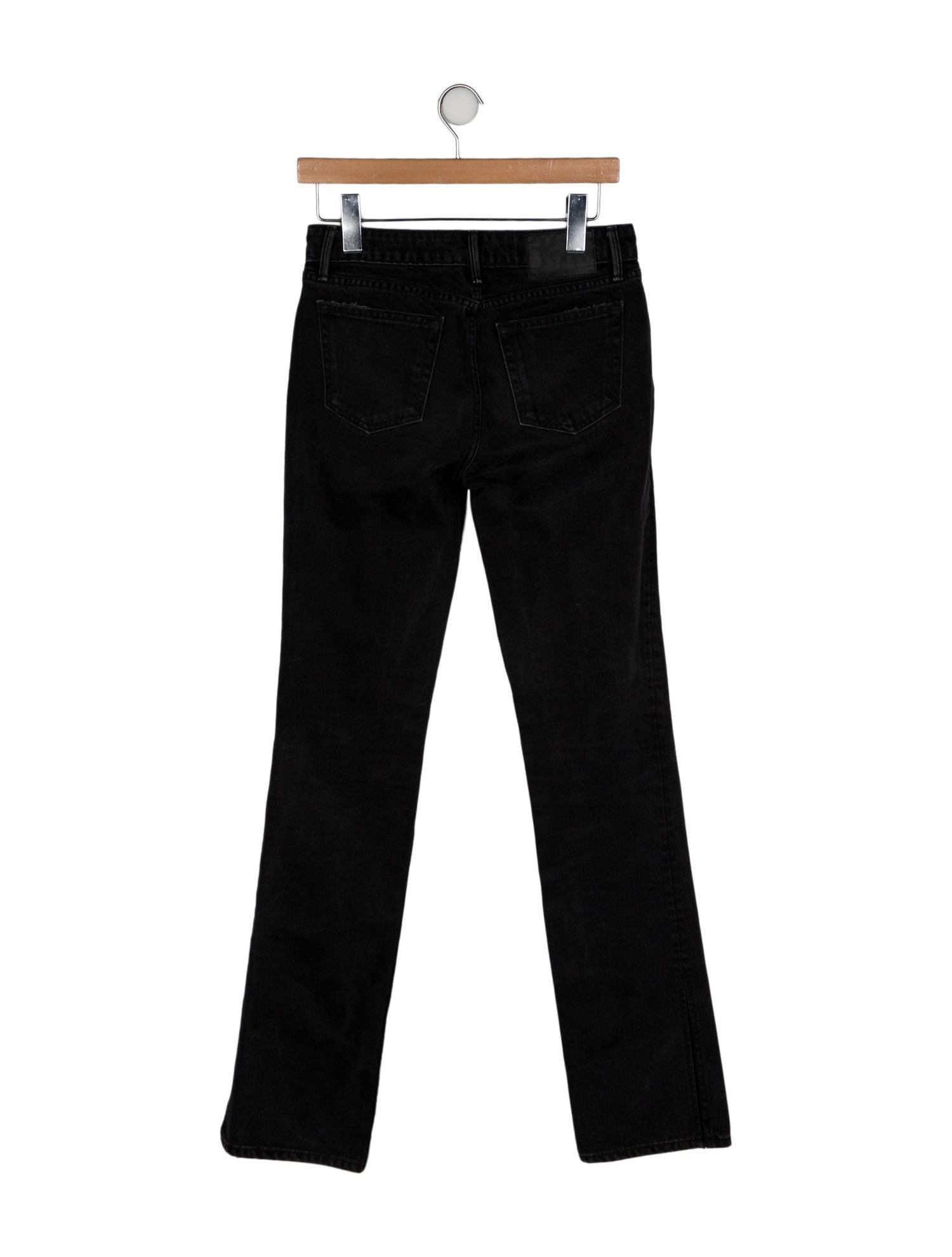 GRLFRND High-Rise Straight Leg Jeans