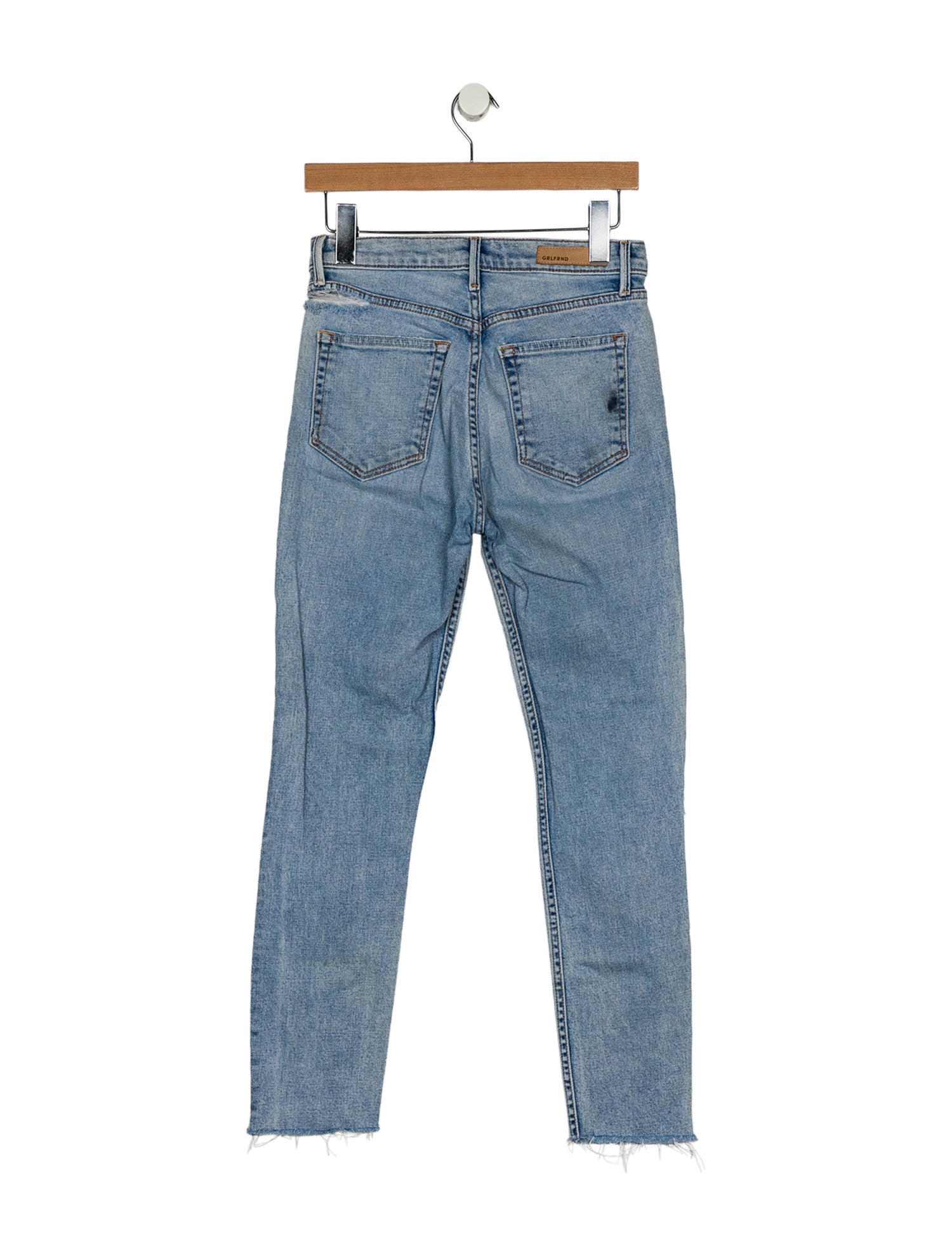 GRLFRND Mid-Rise Skinny Leg Jeans