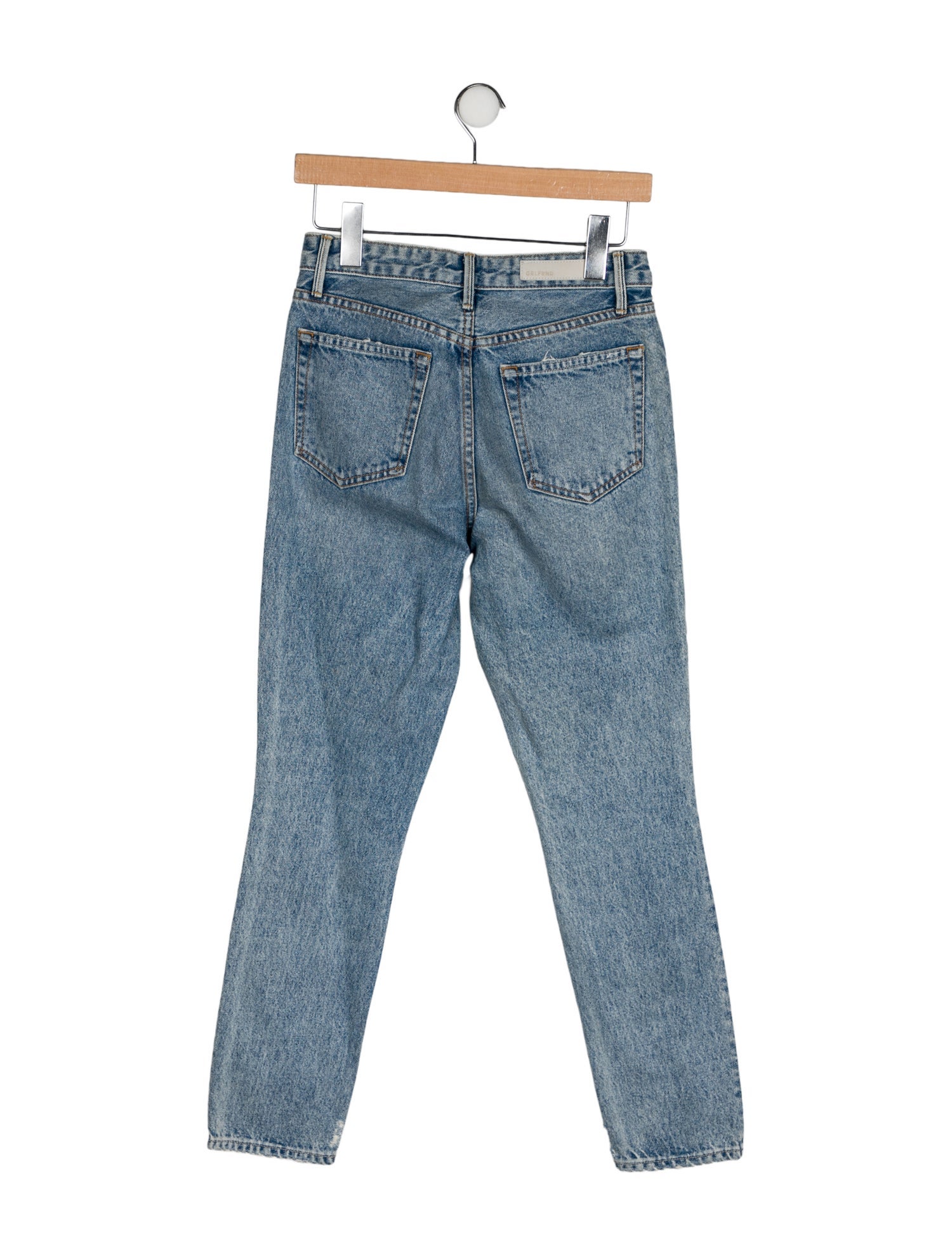 GRLFRND High-Rise Skinny Leg Jeans