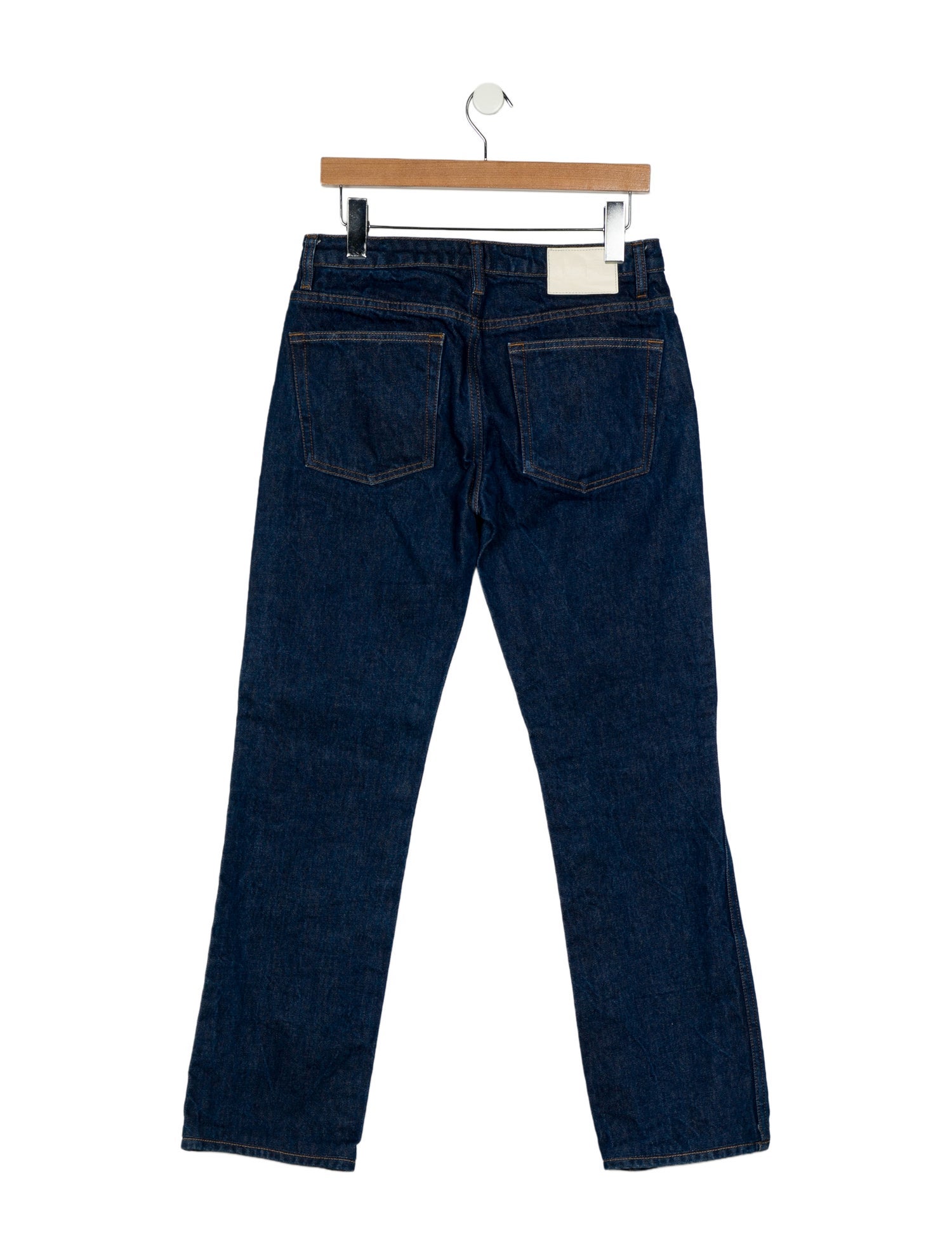 GRLFRND Mid-Rise Straight Leg Jeans
