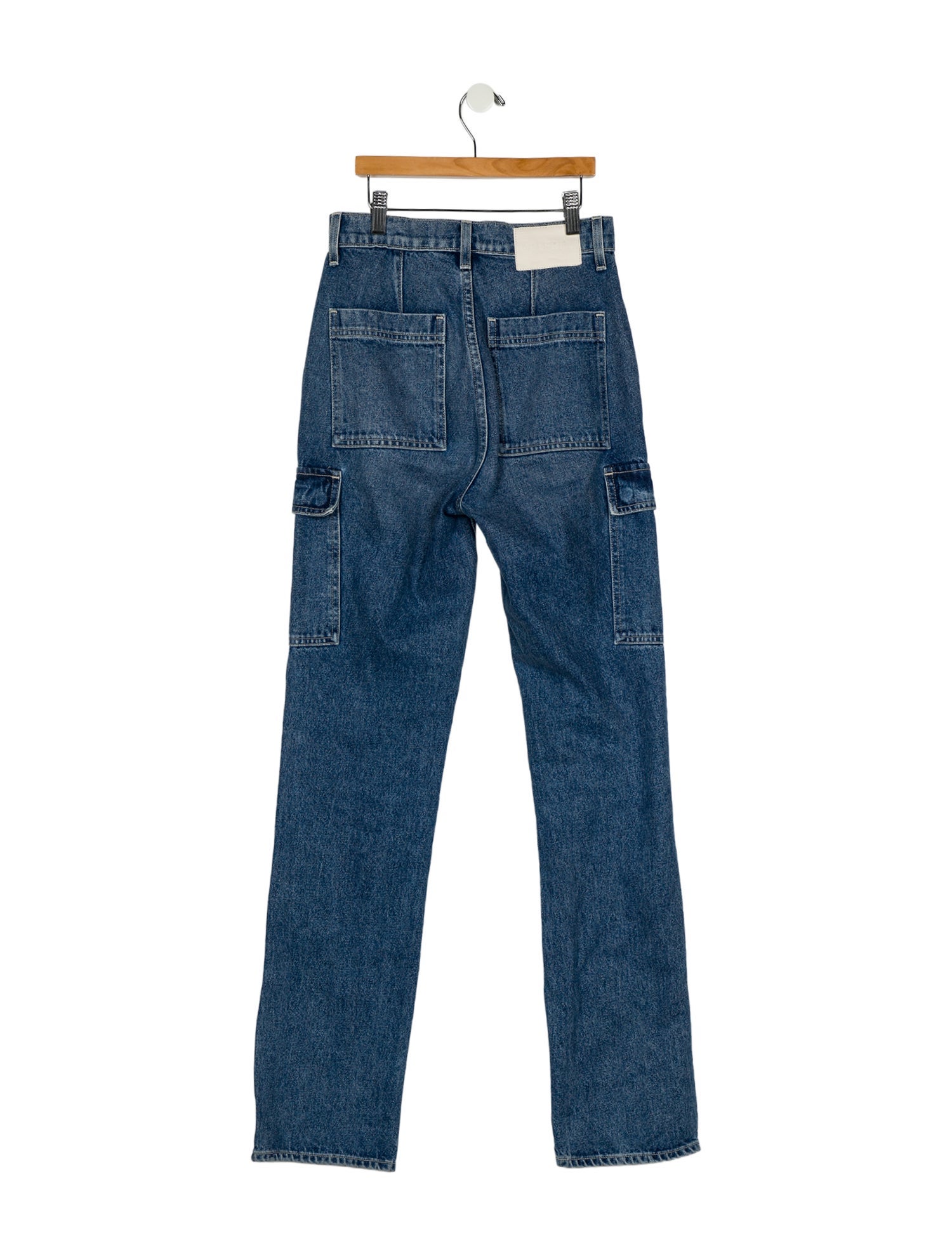 GRLFRND High-Rise Straight Leg Jeans