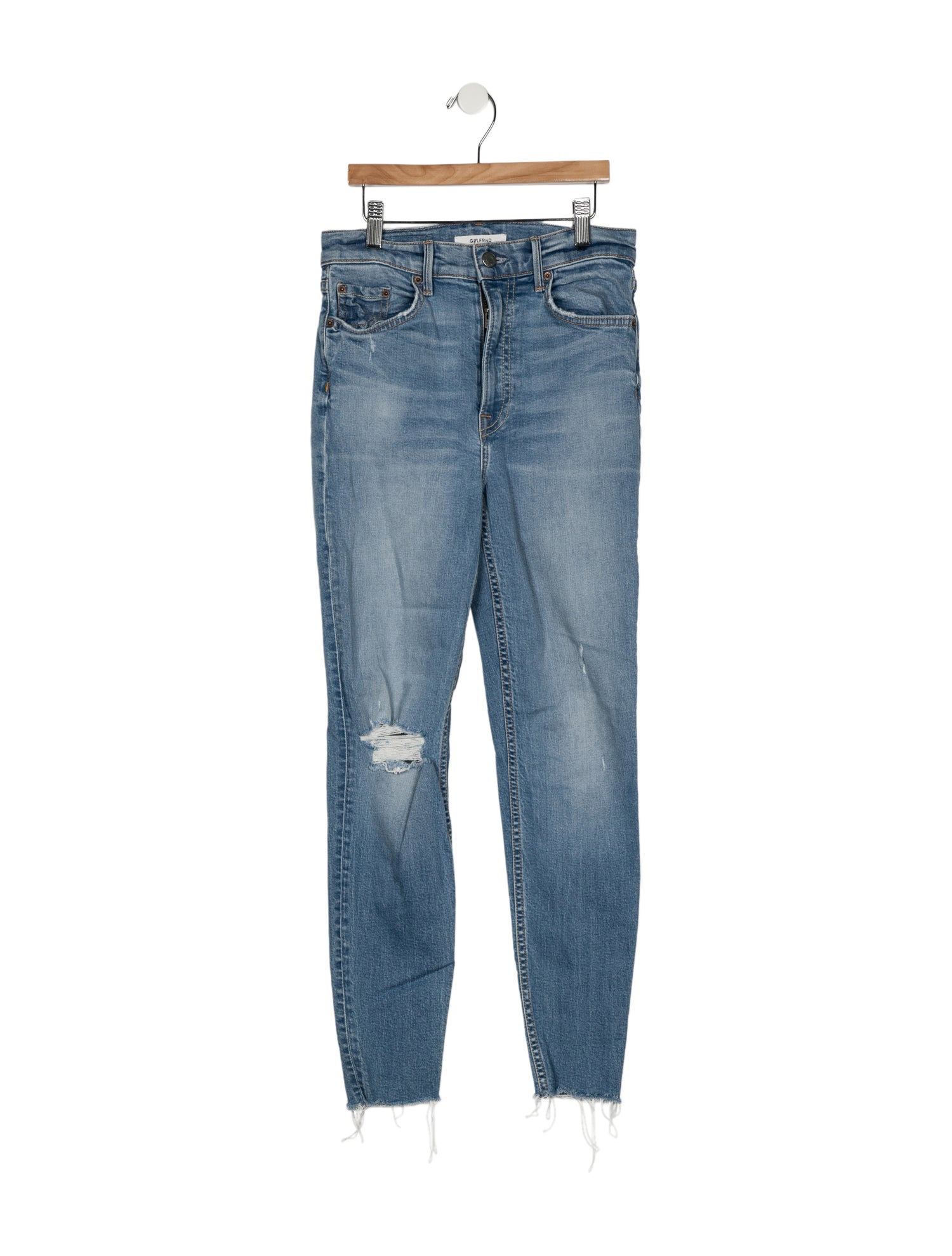 GRLFRND Mid-Rise Skinny Leg Jeans