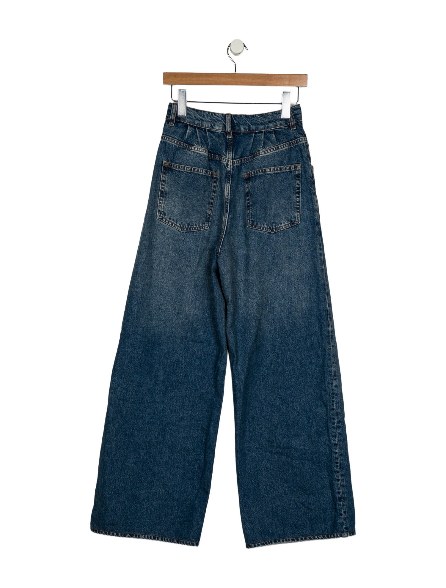 GRLFRND High-Rise Wide Leg Jeans