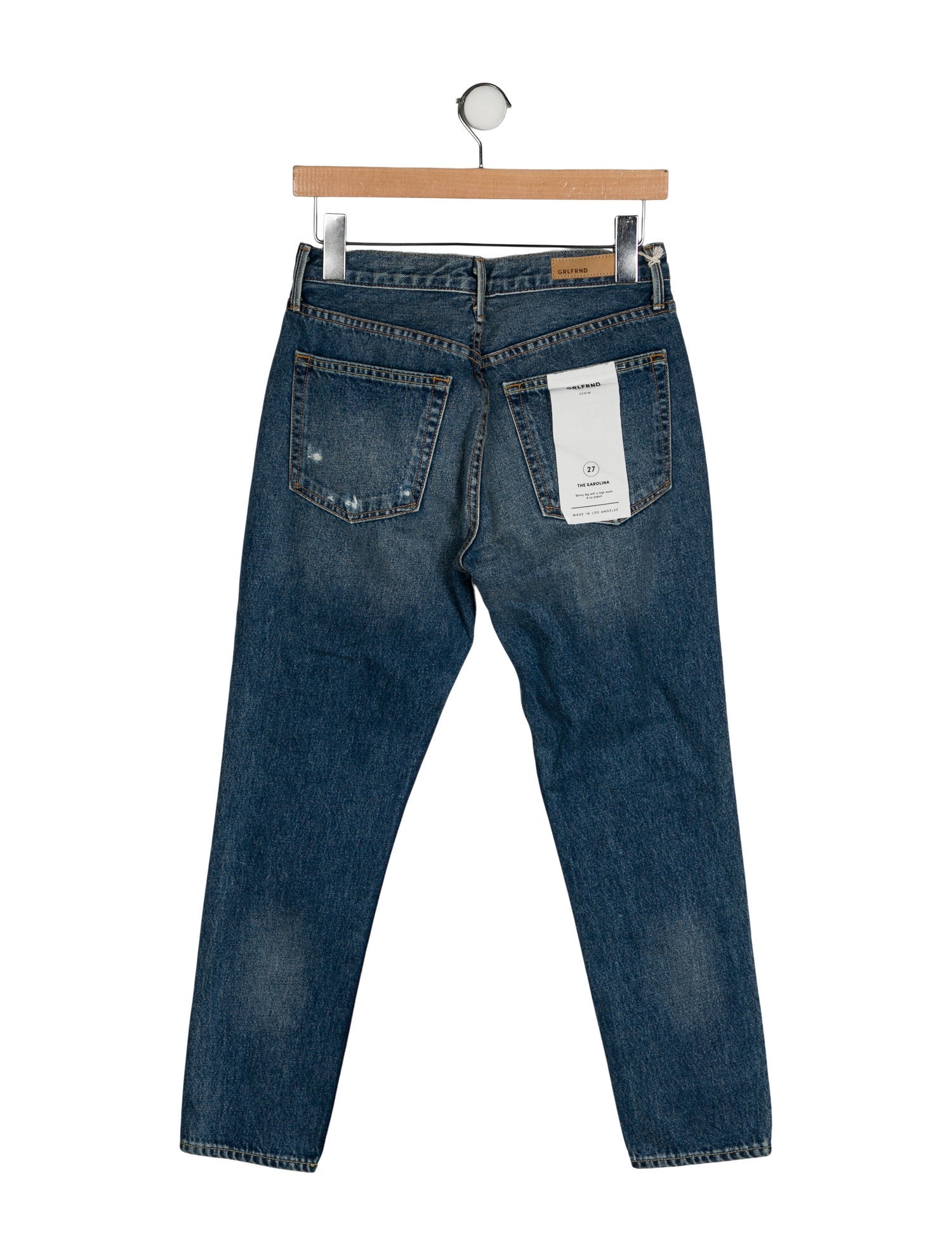 GRLFRND Mid-Rise Skinny Leg Jeans w/ Tags