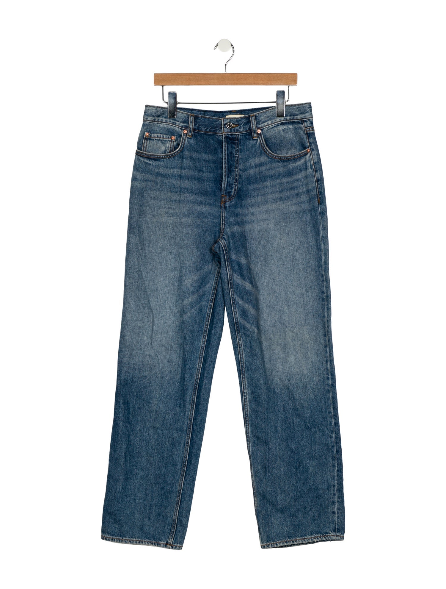 GRLFRND High-Rise Wide Leg Jeans