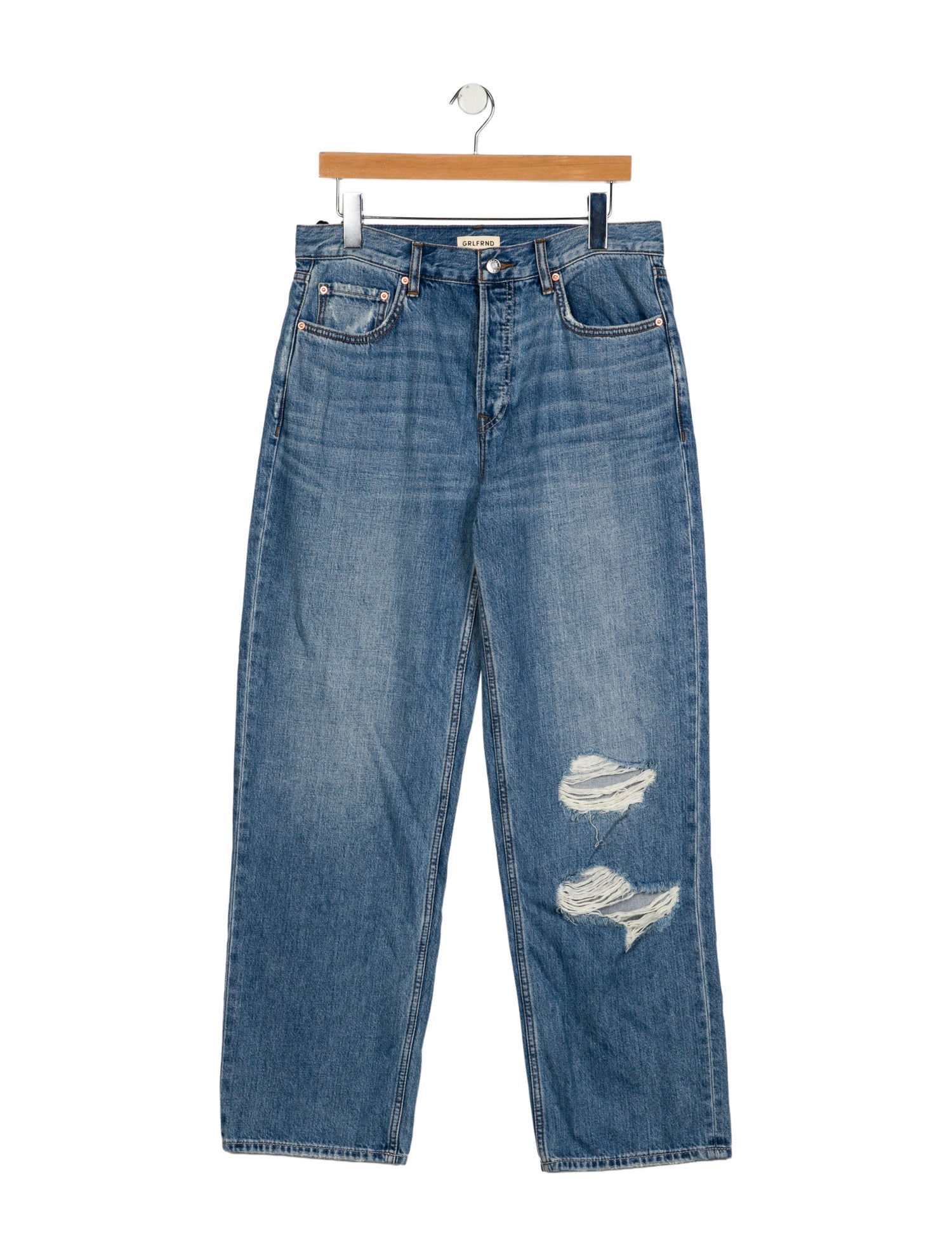 GRLFRND High-Rise Wide Leg Jeans w/ Tags