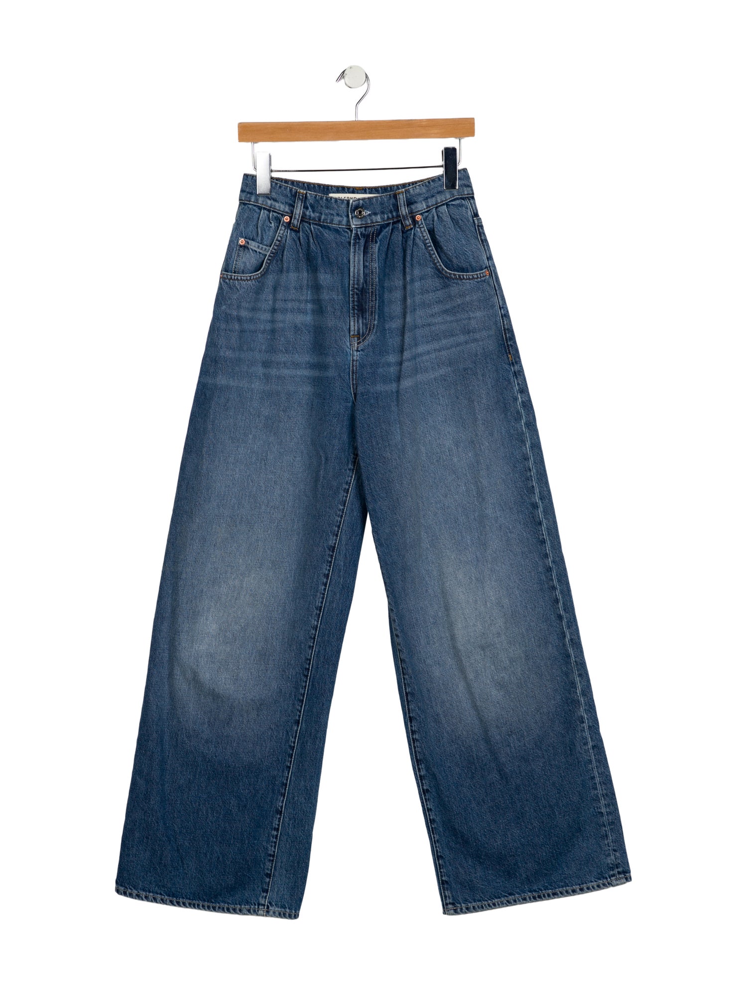 GRLFRND High-Rise Wide Leg Jeans
