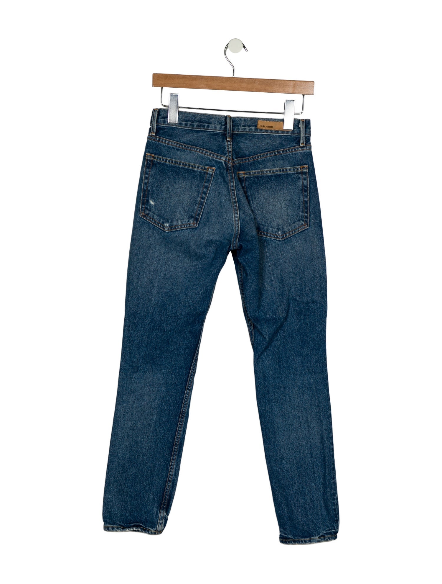 GRLFRND Mid-Rise Skinny Leg Jeans