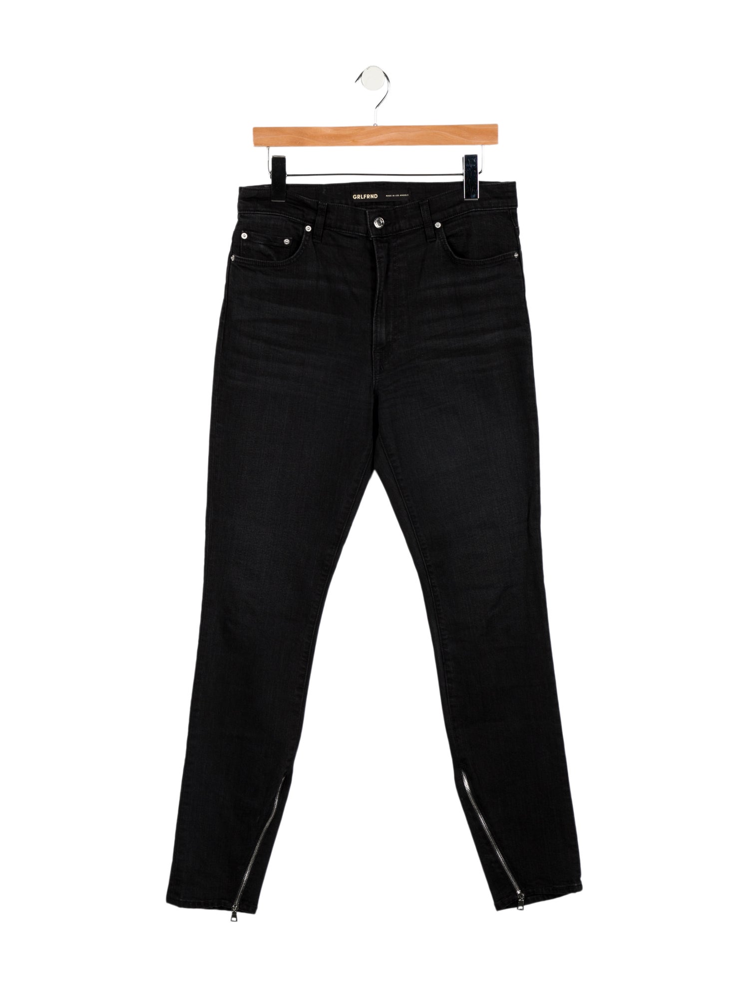 GRLFRND High-Rise Skinny Leg Jeans