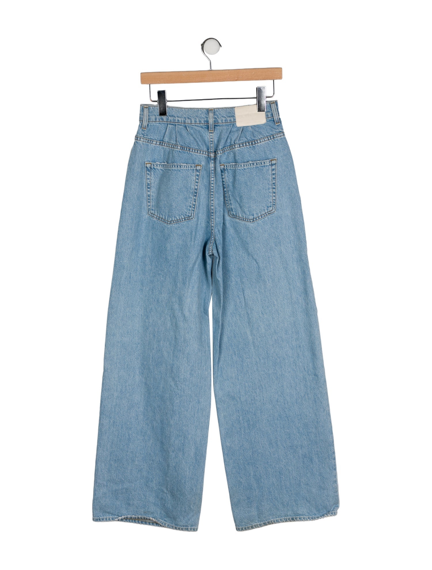 GRLFRND High-Rise Wide Leg Jeans
