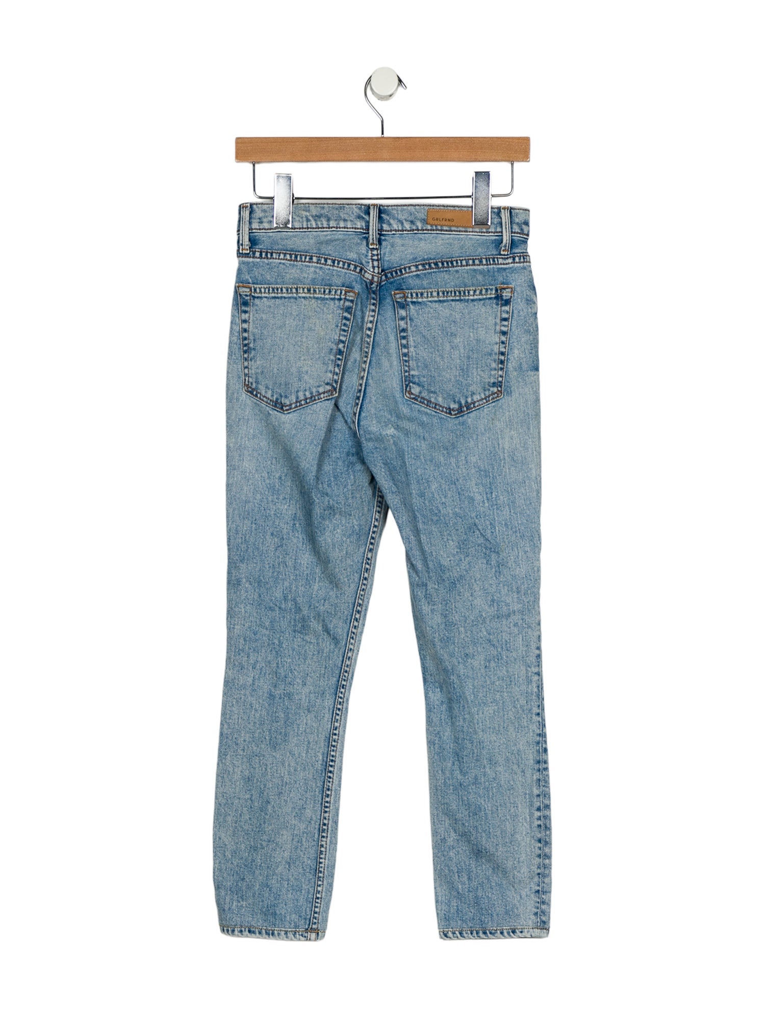 GRLFRND Mid-Rise Skinny Leg Jeans