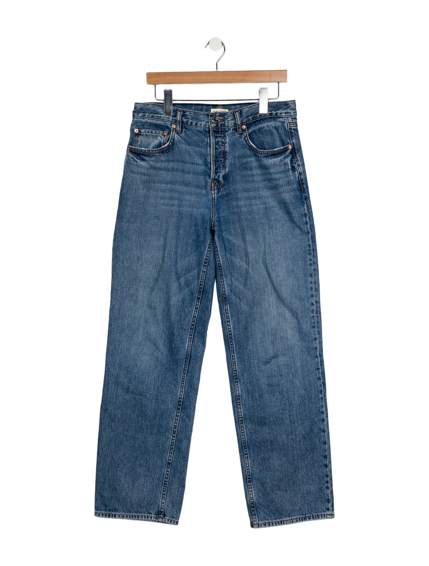 GRLFRND High-Rise Wide Leg Jeans