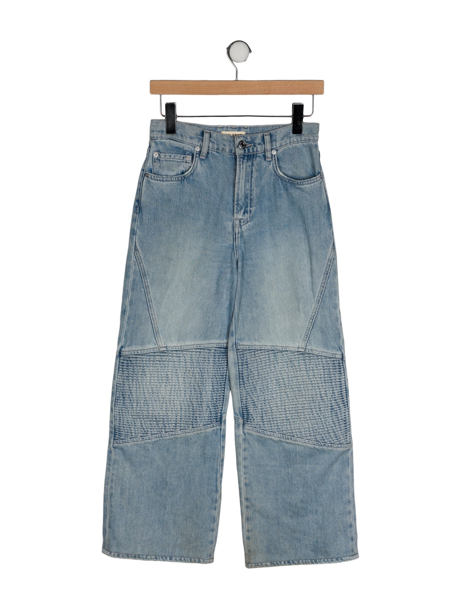 GRLFRND High-Rise Wide Leg Jeans