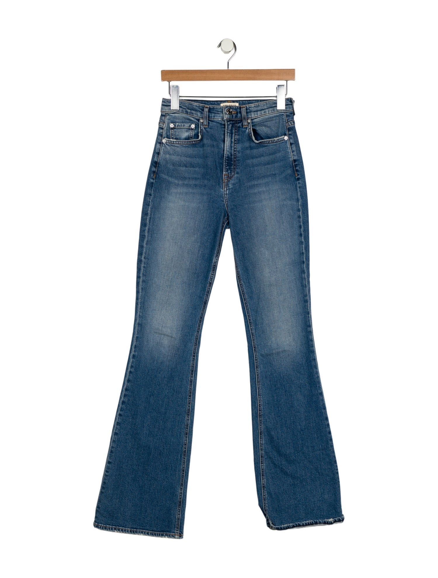 GRLFRND High-Rise Wide Leg Jeans