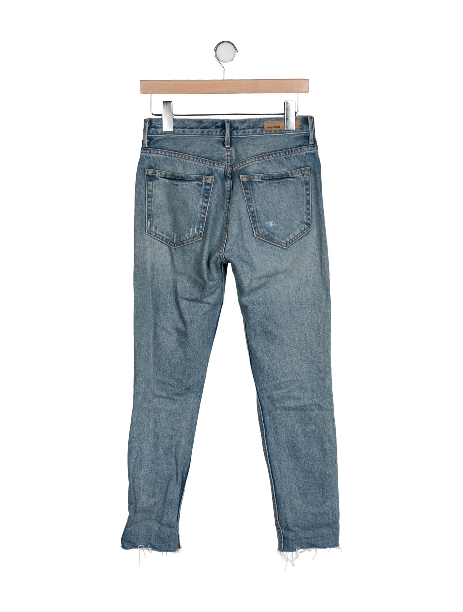 GRLFRND Mid-Rise Skinny Leg Jeans