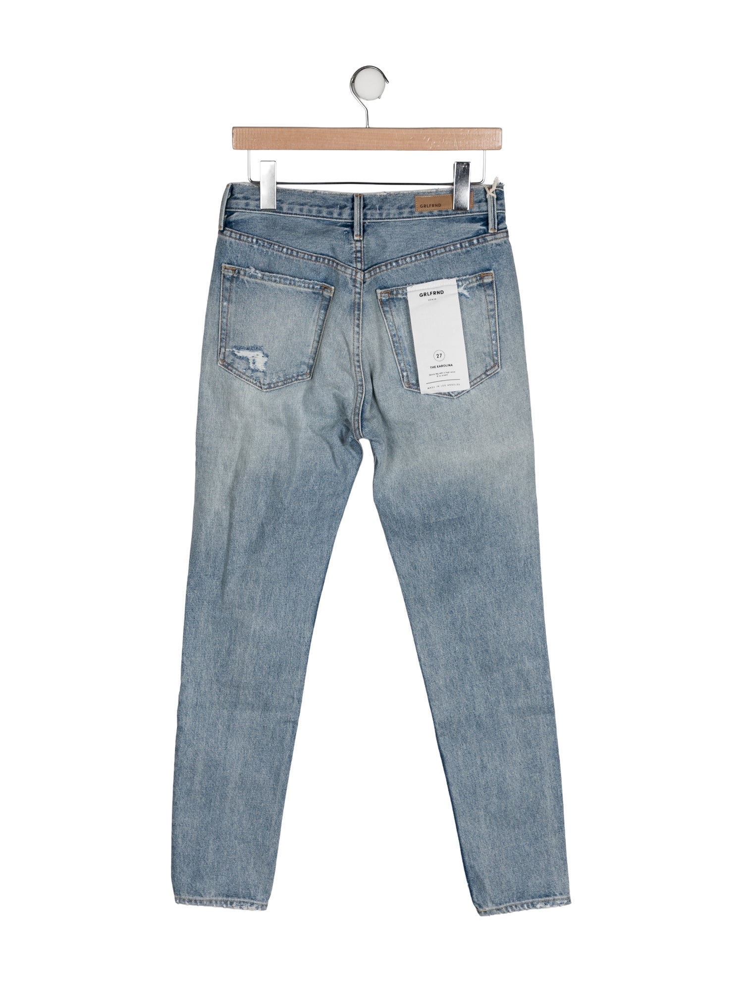GRLFRND Mid-Rise Skinny Leg Jeans w/ Tags