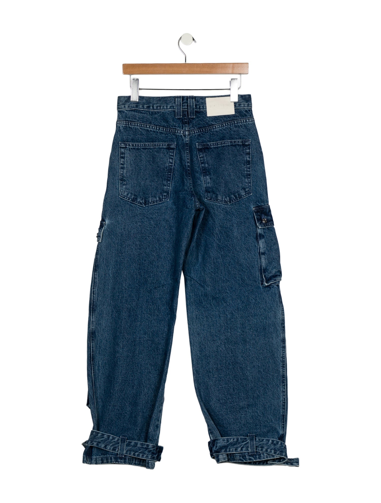GRLFRND High-Rise Wide Leg Jeans