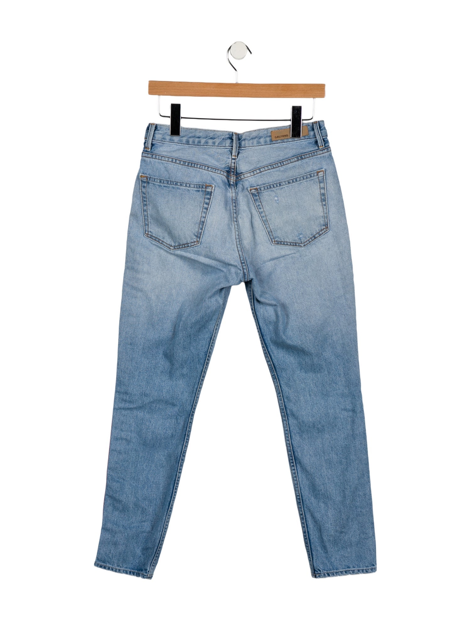 GRLFRND Mid-Rise Skinny Leg Jeans