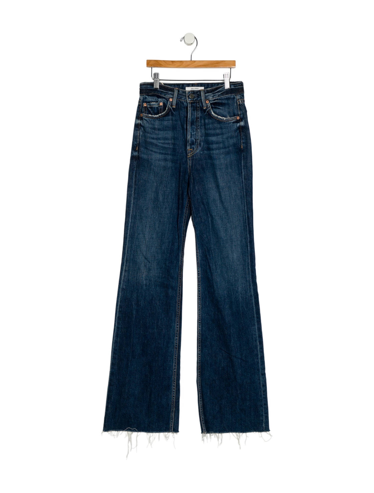 GRLFRND High-Rise Wide Leg Jeans