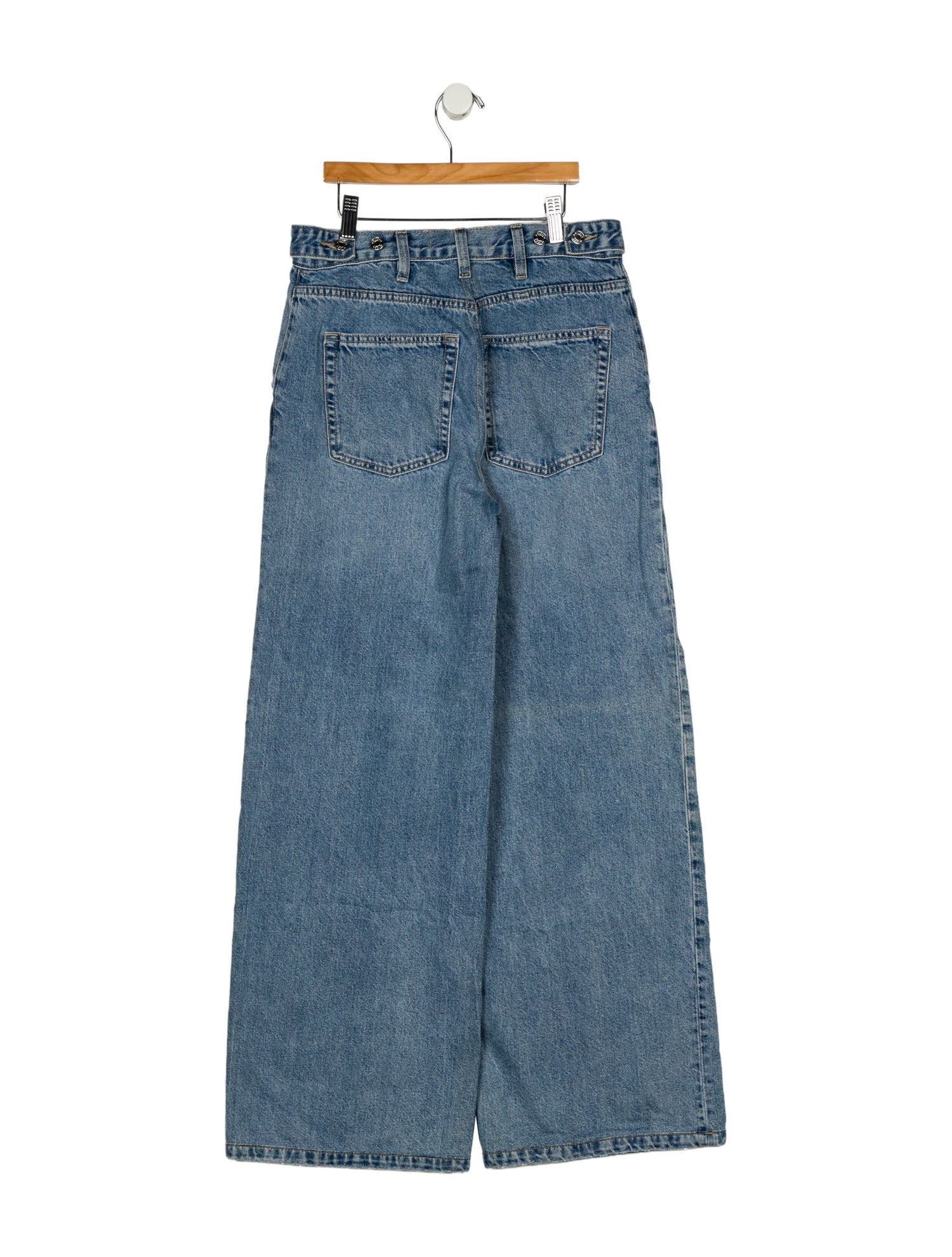 GRLFRND High-Rise Wide Leg Jeans