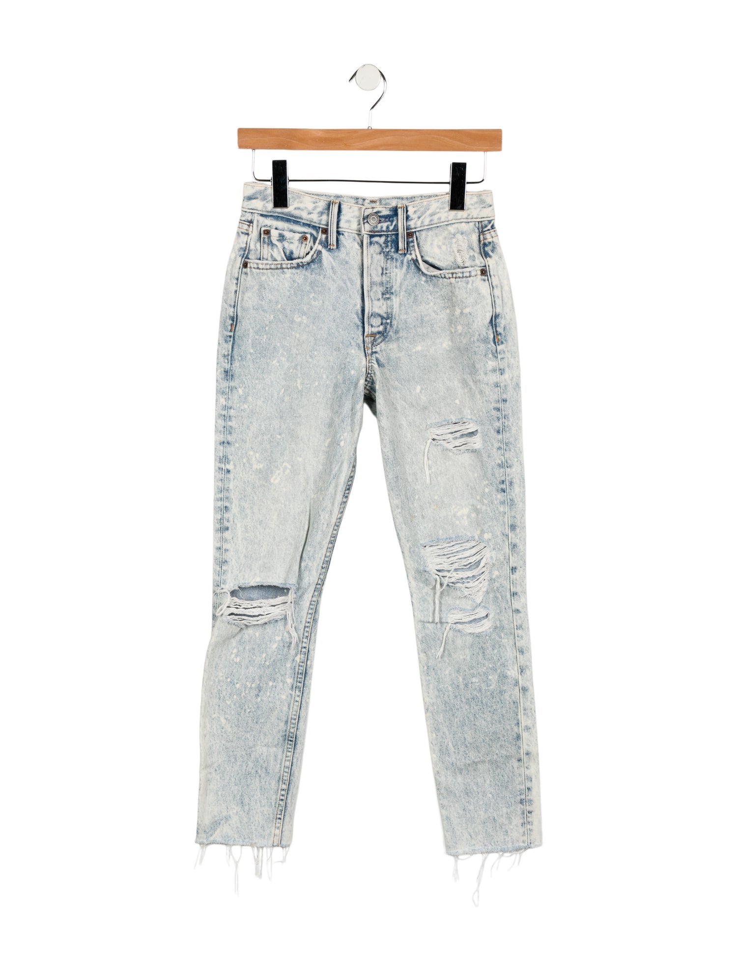 GRLFRND Mid-Rise Skinny Leg Jeans