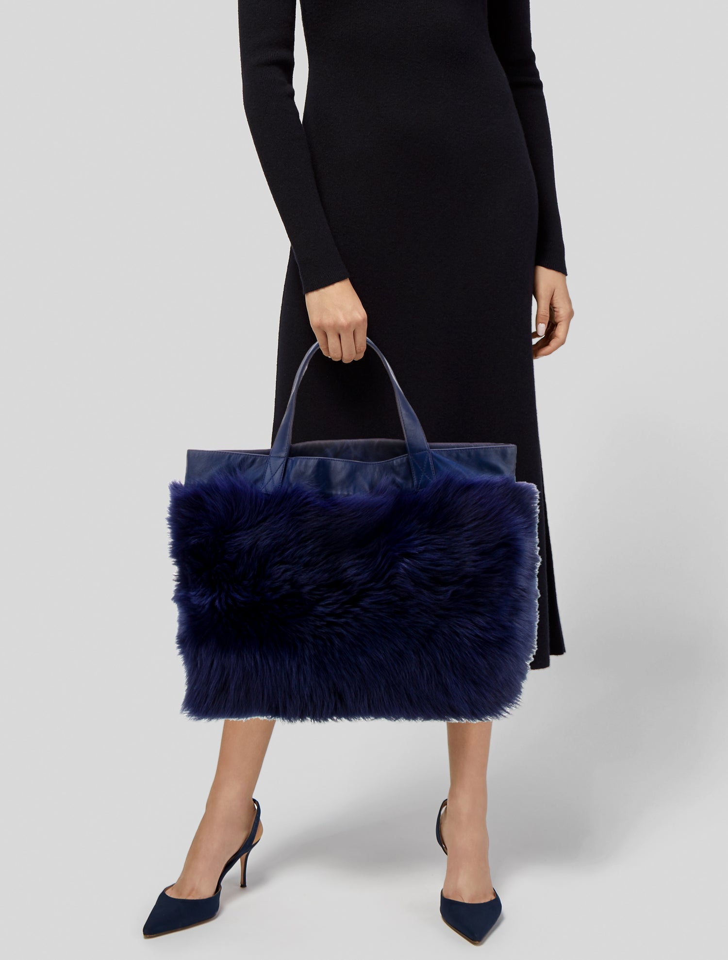 Grenn Pilot Faux Fur Tote