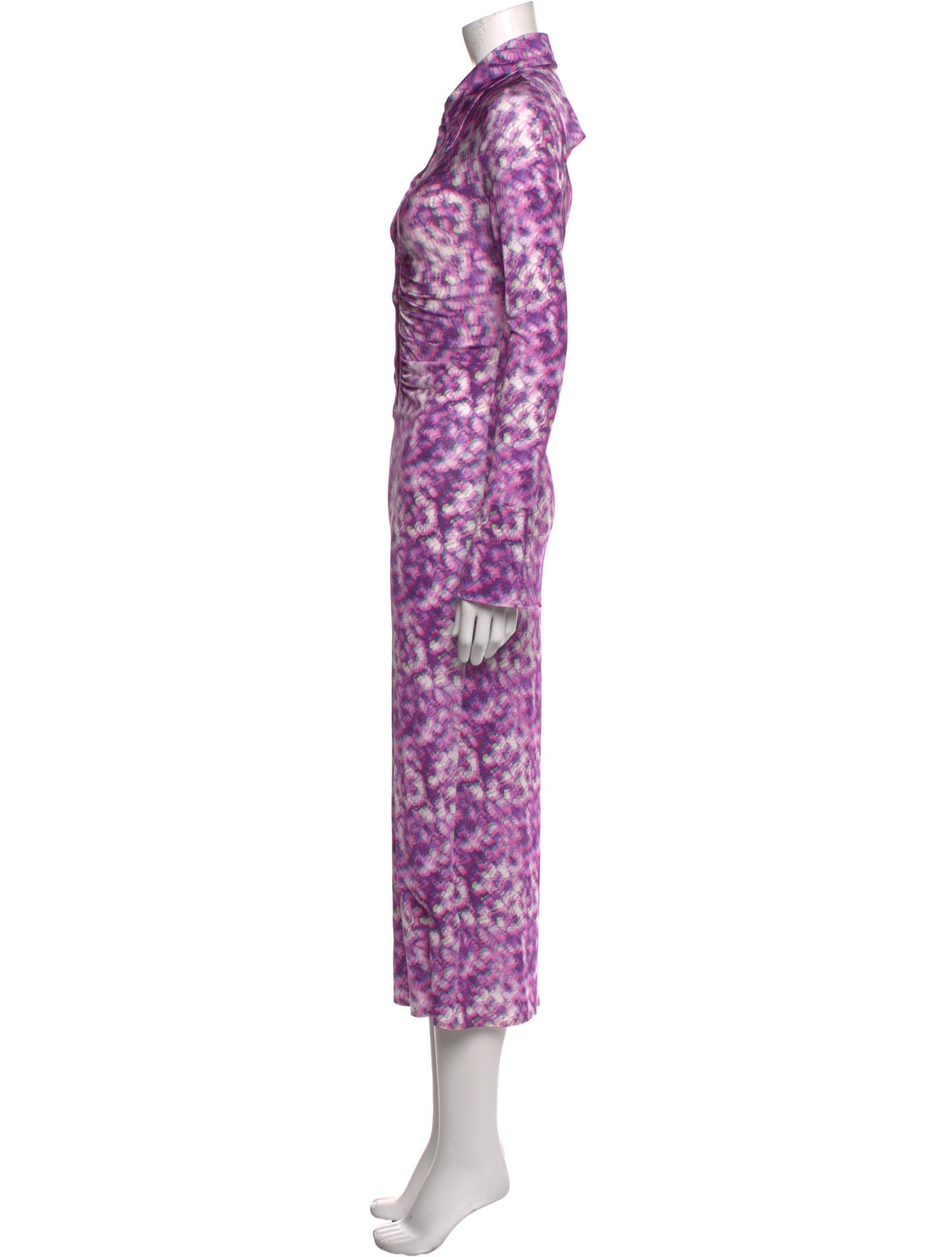 Grover Rad Animal Print Long Dress