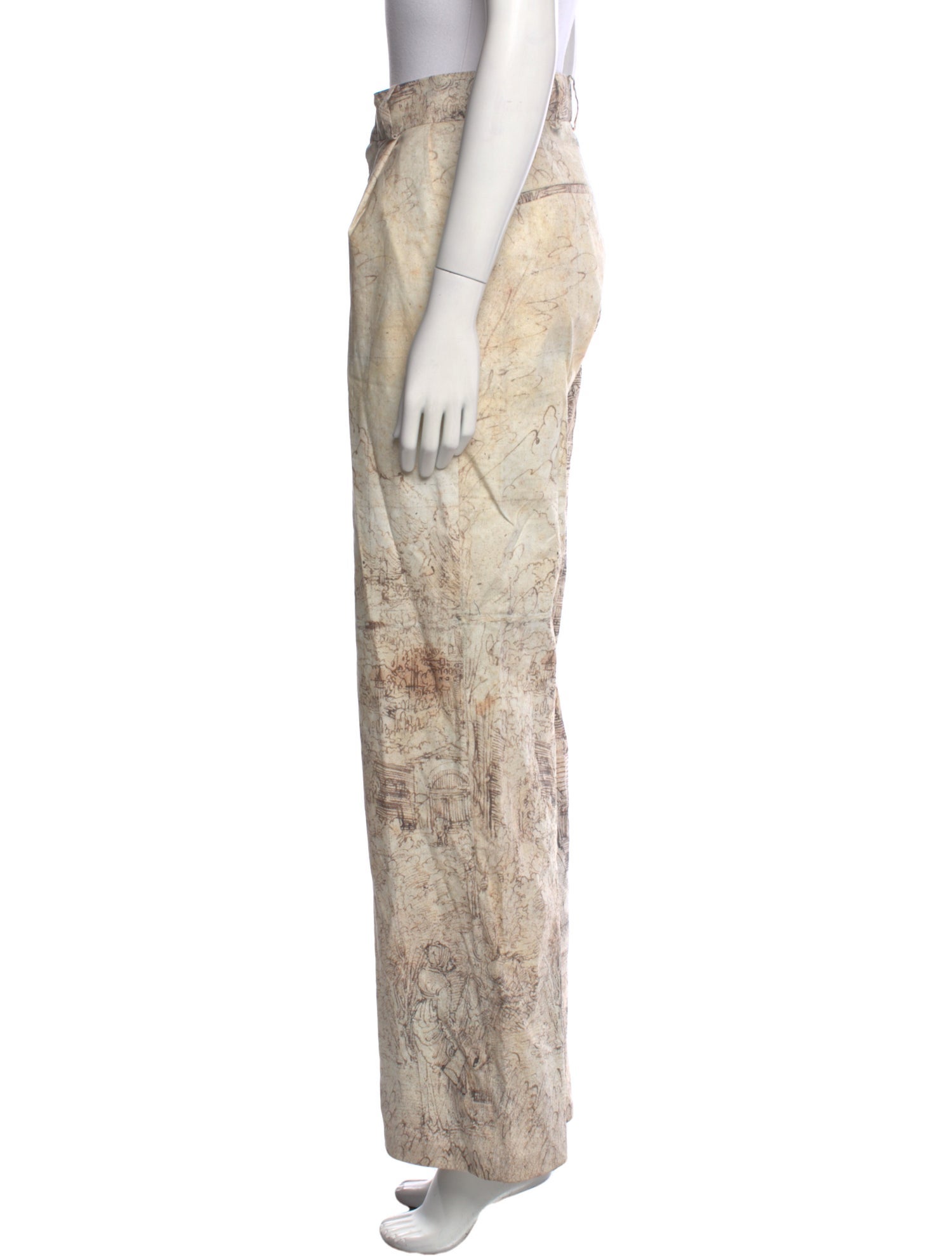 Grover Rad Printed Wide Leg Pants