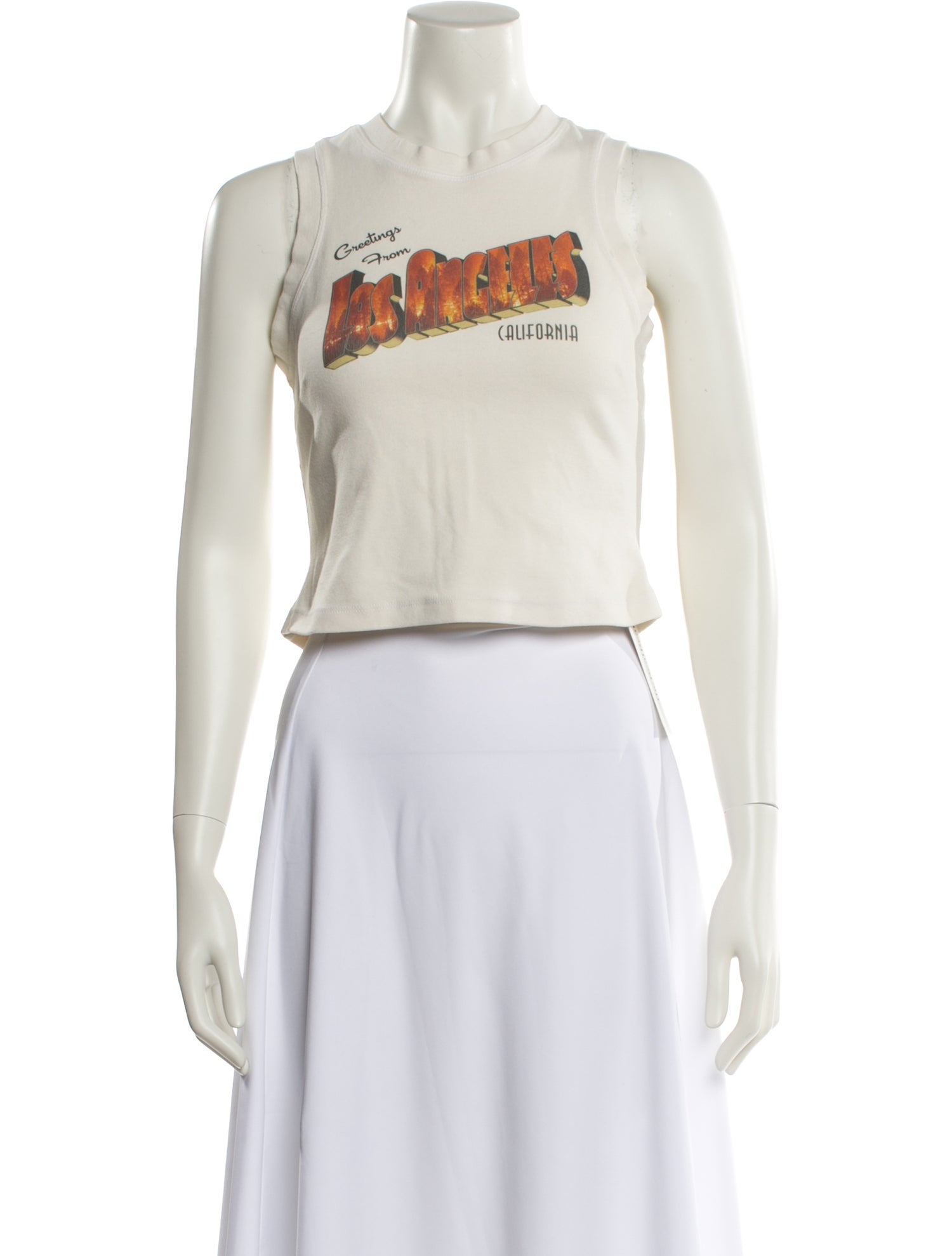 Grover Rad Graphic Print Crew Neck Crop Top w/ Tags