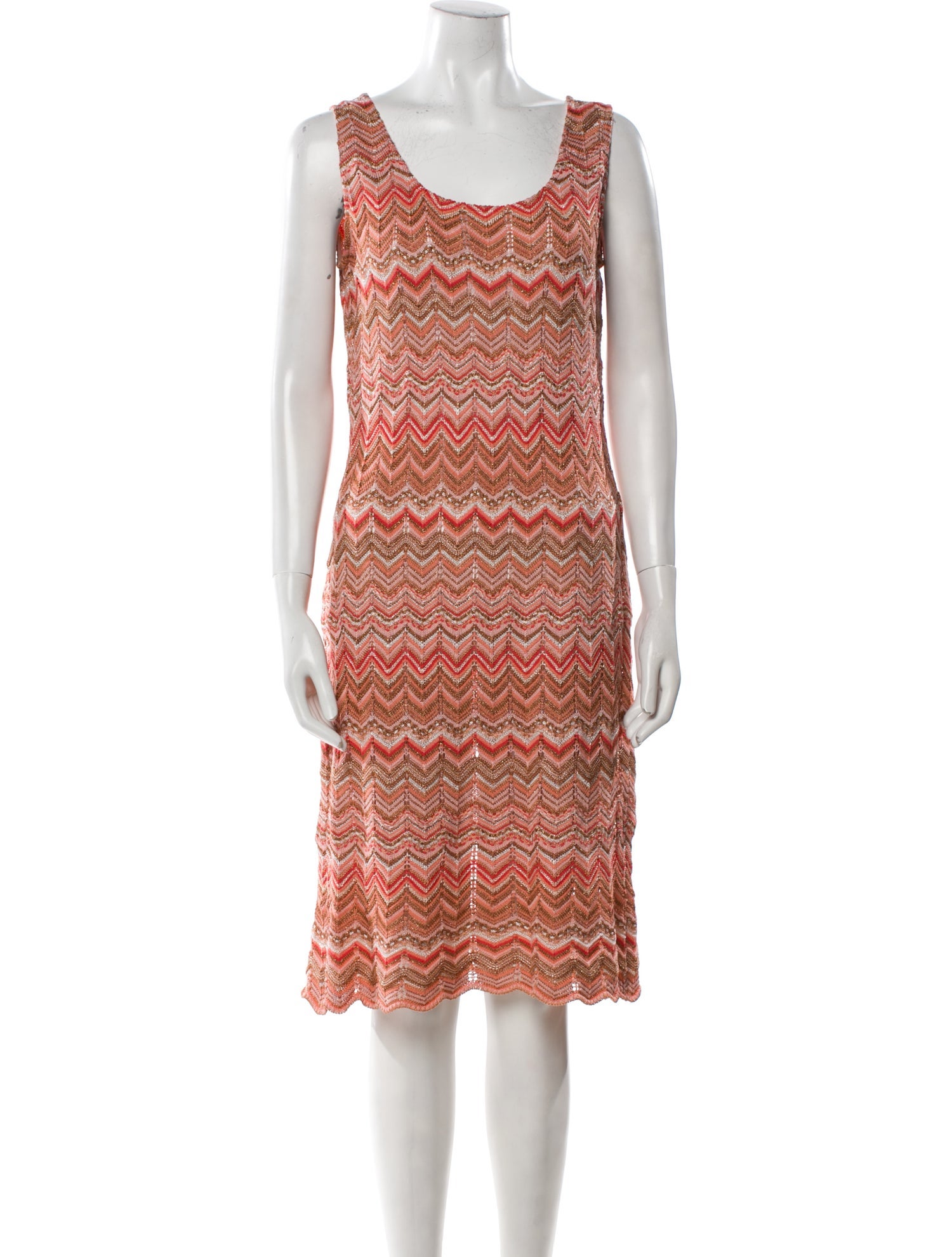 Griffith Gray For St. John Printed Knee-Length Dress