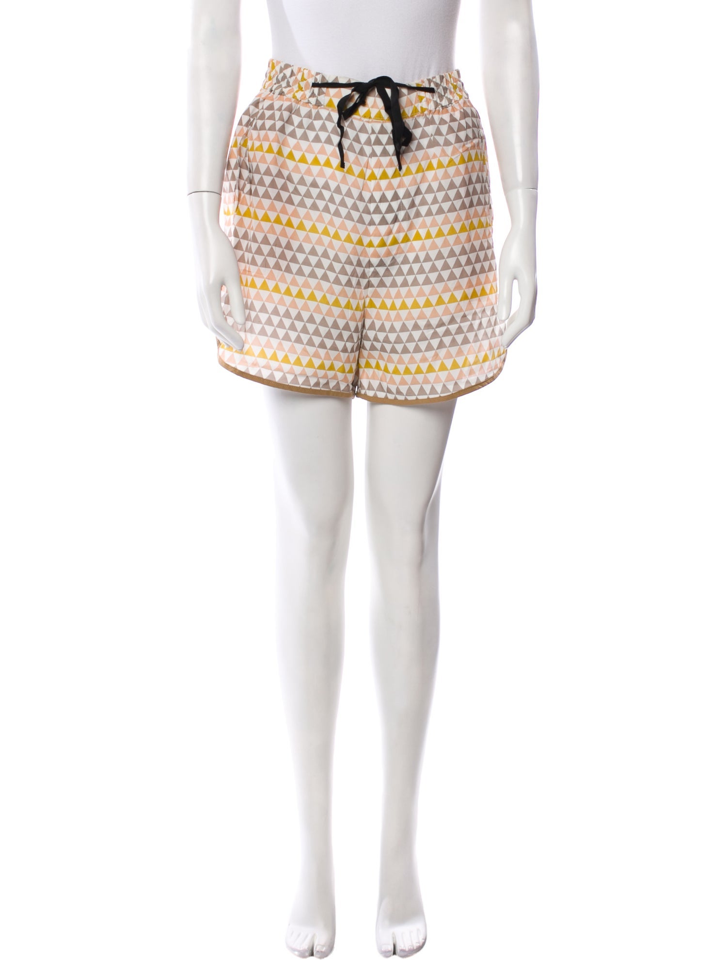 Grifoni Printed Mini Shorts