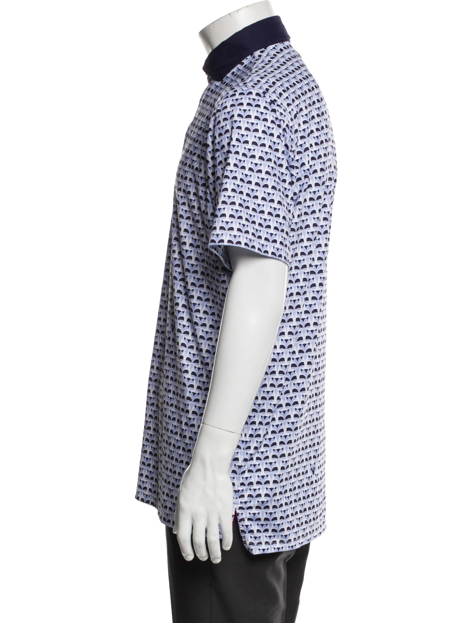 Greyson Printed Collar Polo Shirt