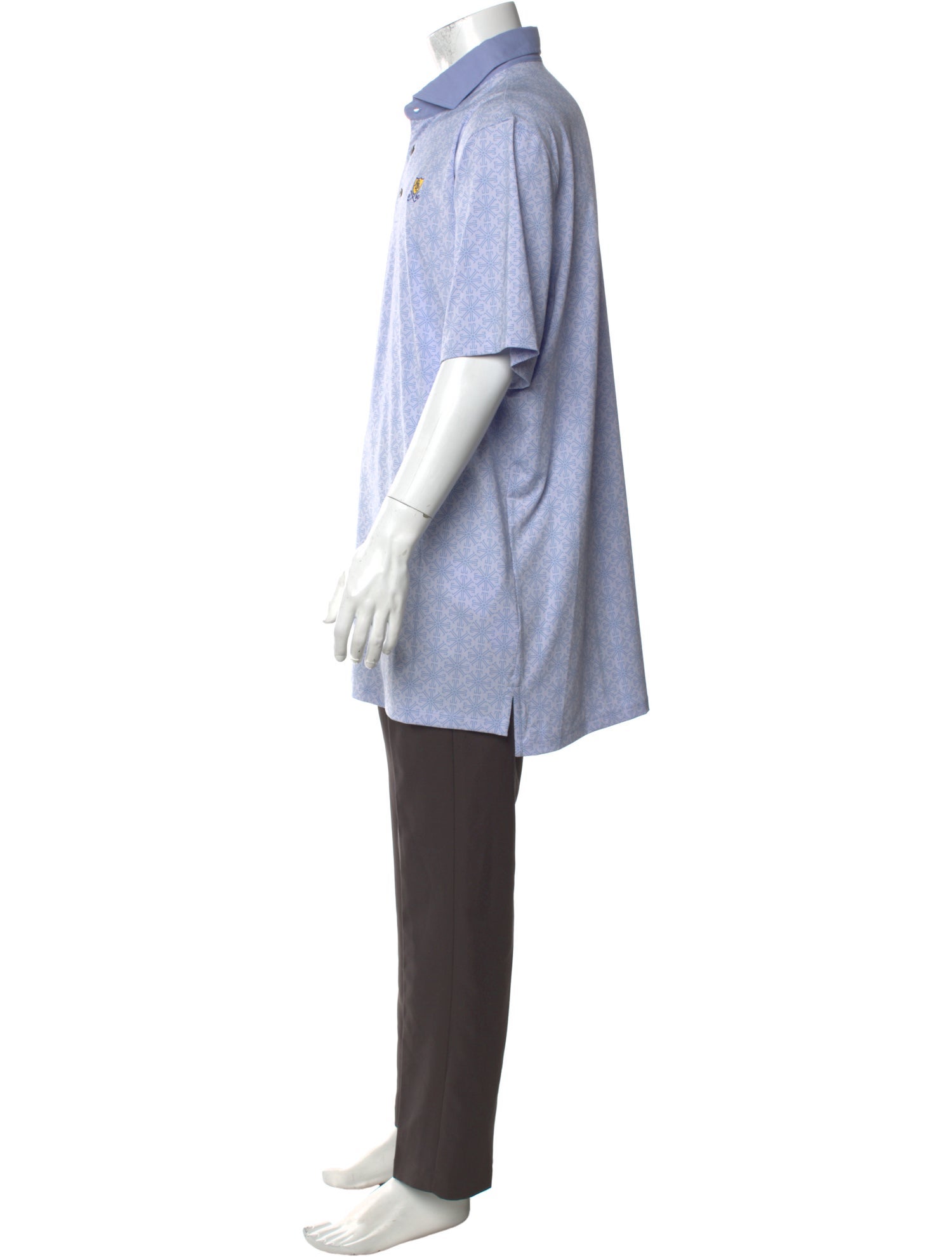 Greyson Printed Collar Polo Shirt