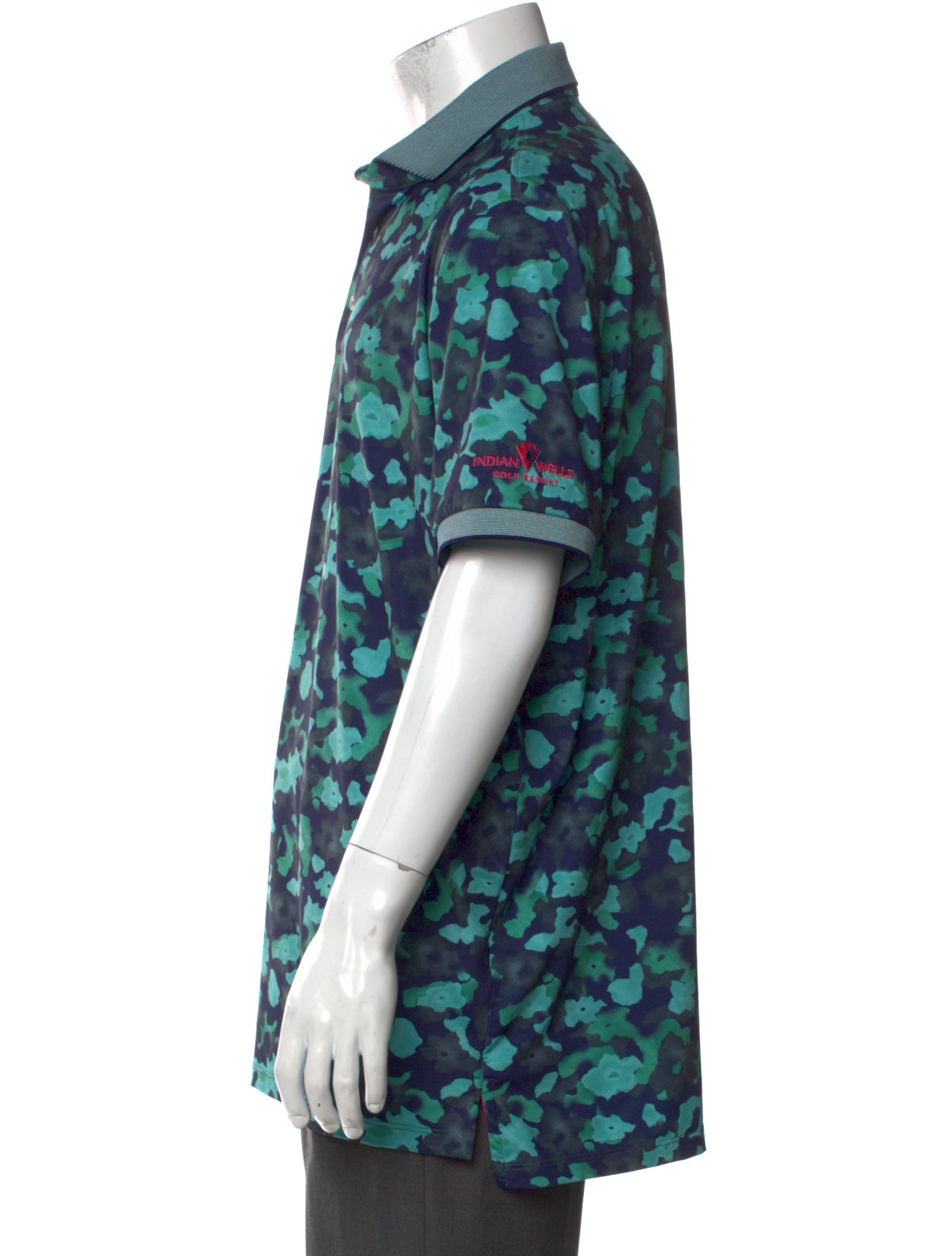 Greyson Floral Print Collar Polo Shirt