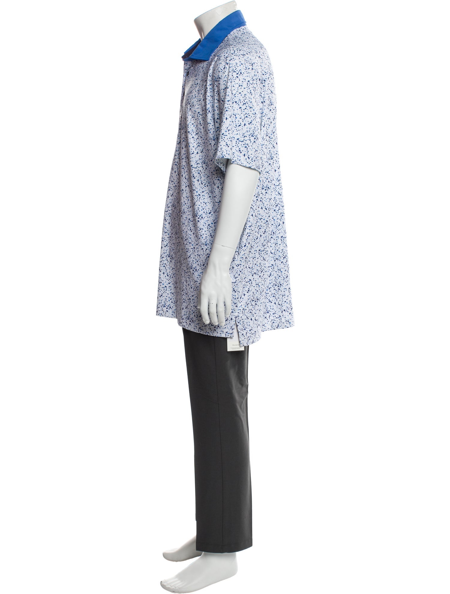 Greyson Printed Collar Polo Shirt