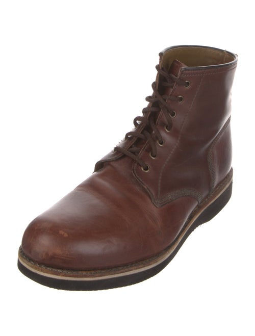Greyson Leather Lace-Up Boots
