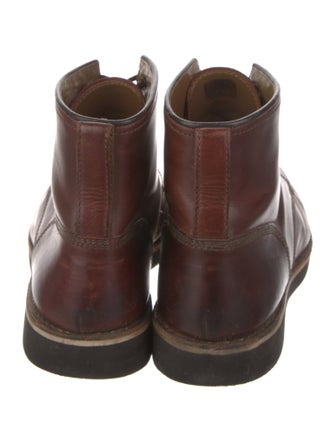 Greyson Leather Lace-Up Boots