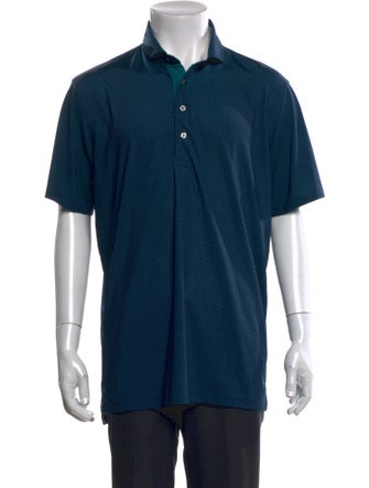 Greyson Polka Dot Print Short Sleeve Shirt