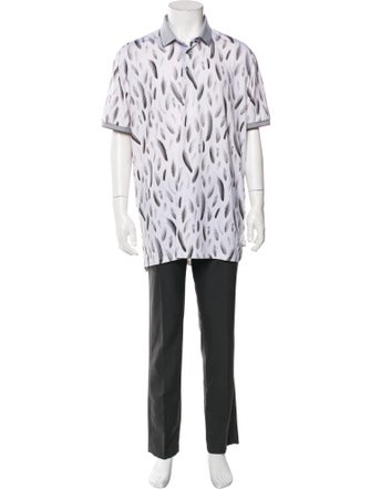 Greyson Printed Collar Polo Shirt