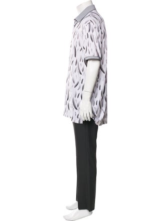 Greyson Printed Collar Polo Shirt