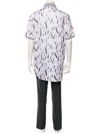 Greyson Printed Collar Polo Shirt