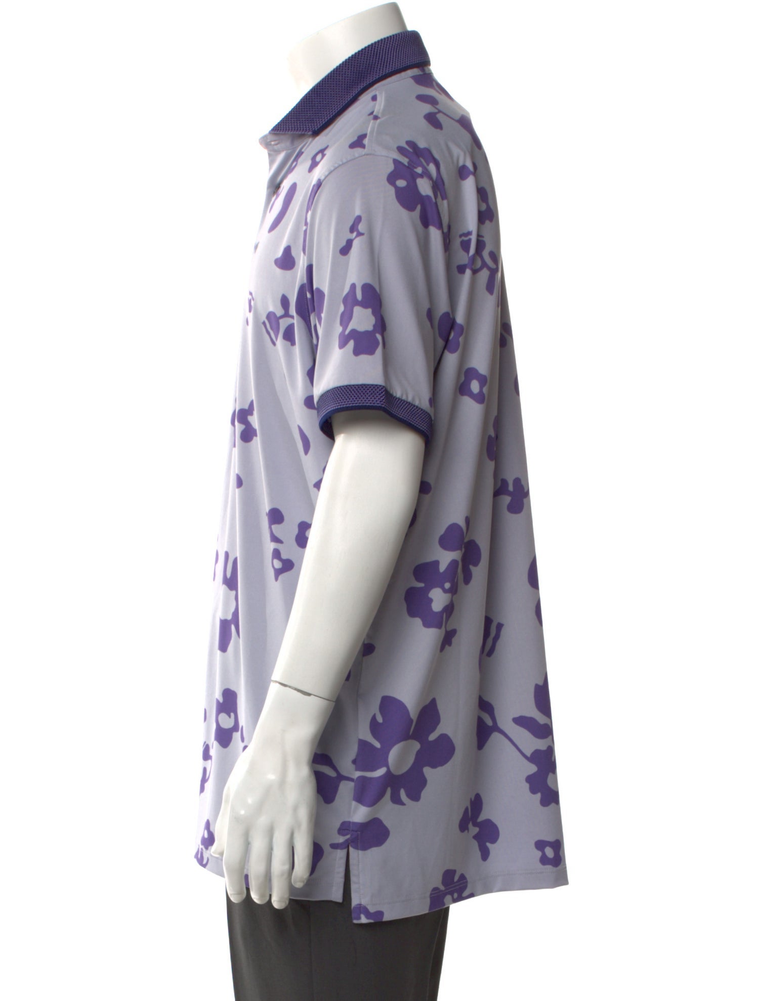 Greyson Floral Print Collar Polo Shirt