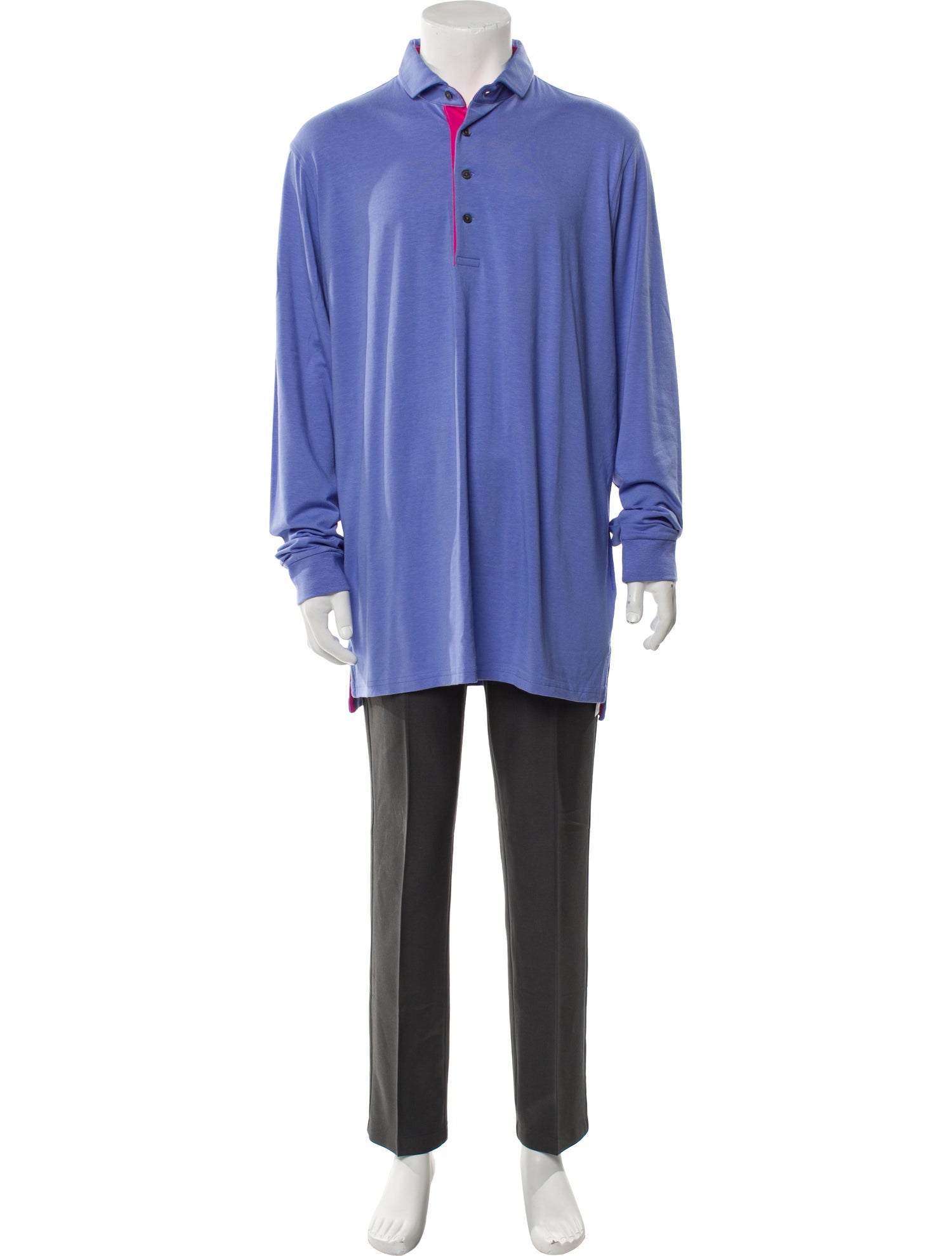 Greyson Collar Long Sleeve Polo Shirt w/ Tags