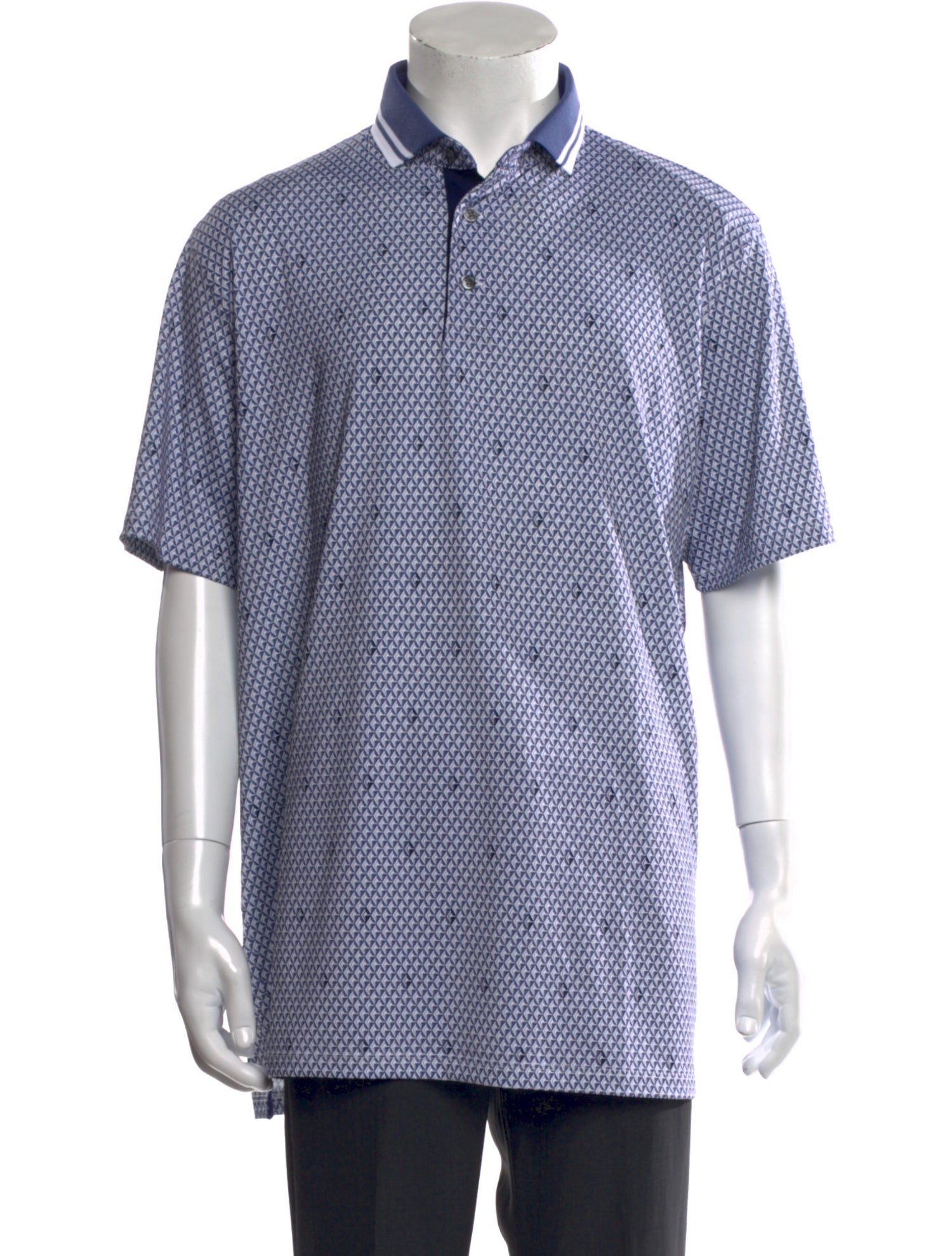 Greyson Printed Collar Polo Shirt