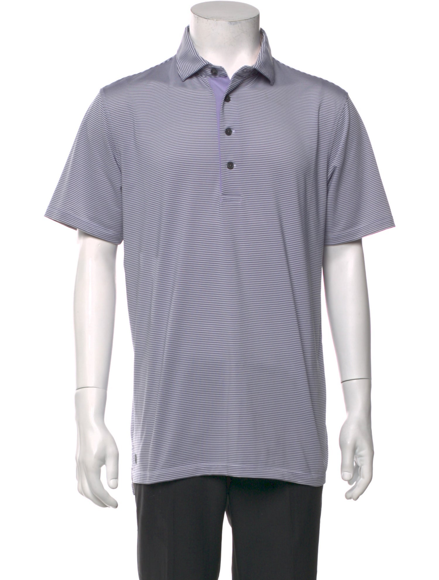 Greyson Striped Collar Polo Shirt