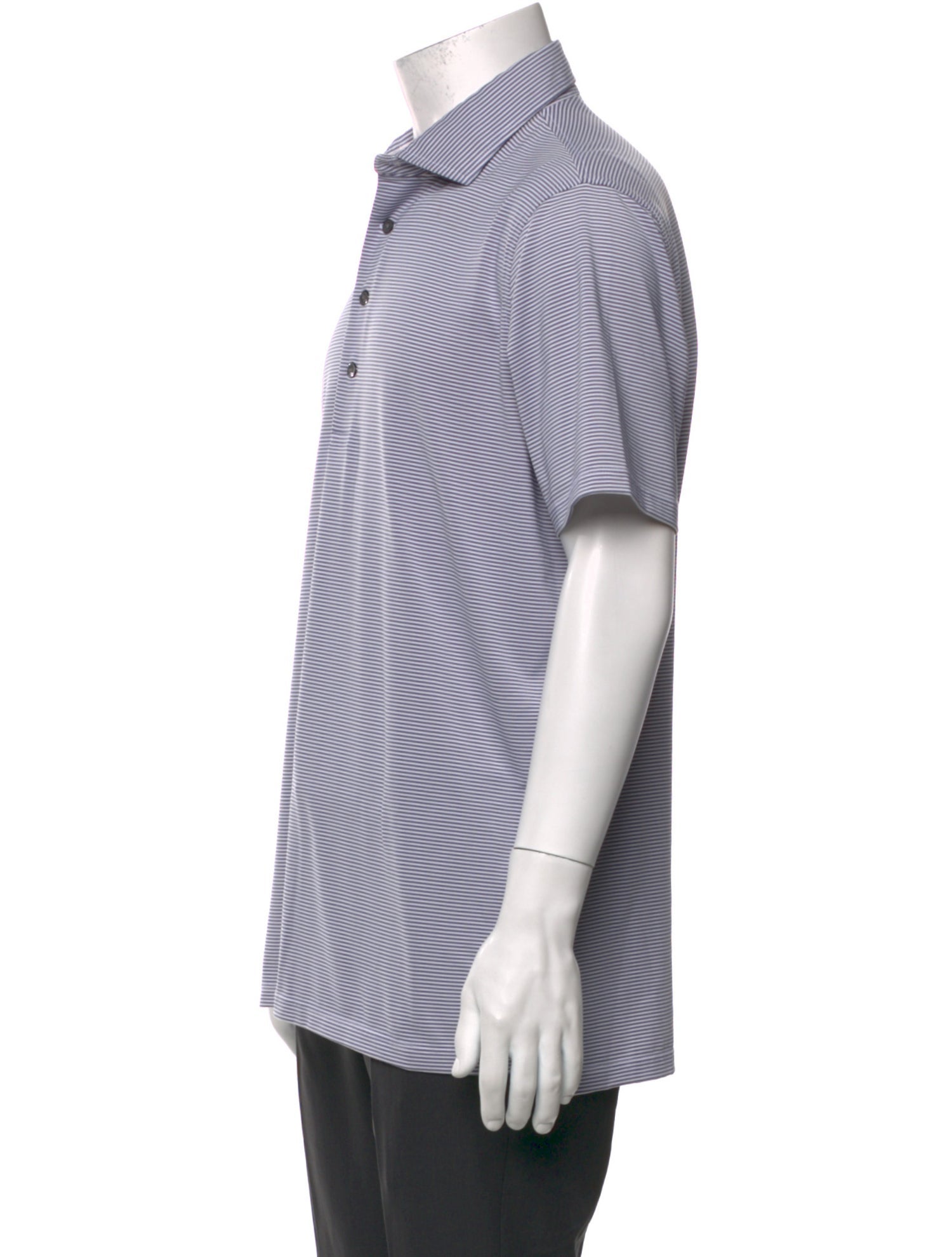 Greyson Striped Collar Polo Shirt
