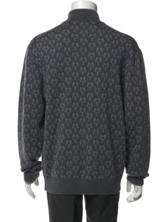 Greyson Wool Mock Neck Polo Sweater