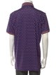 Greyson Polka Dot Print Collar Polo Shirt